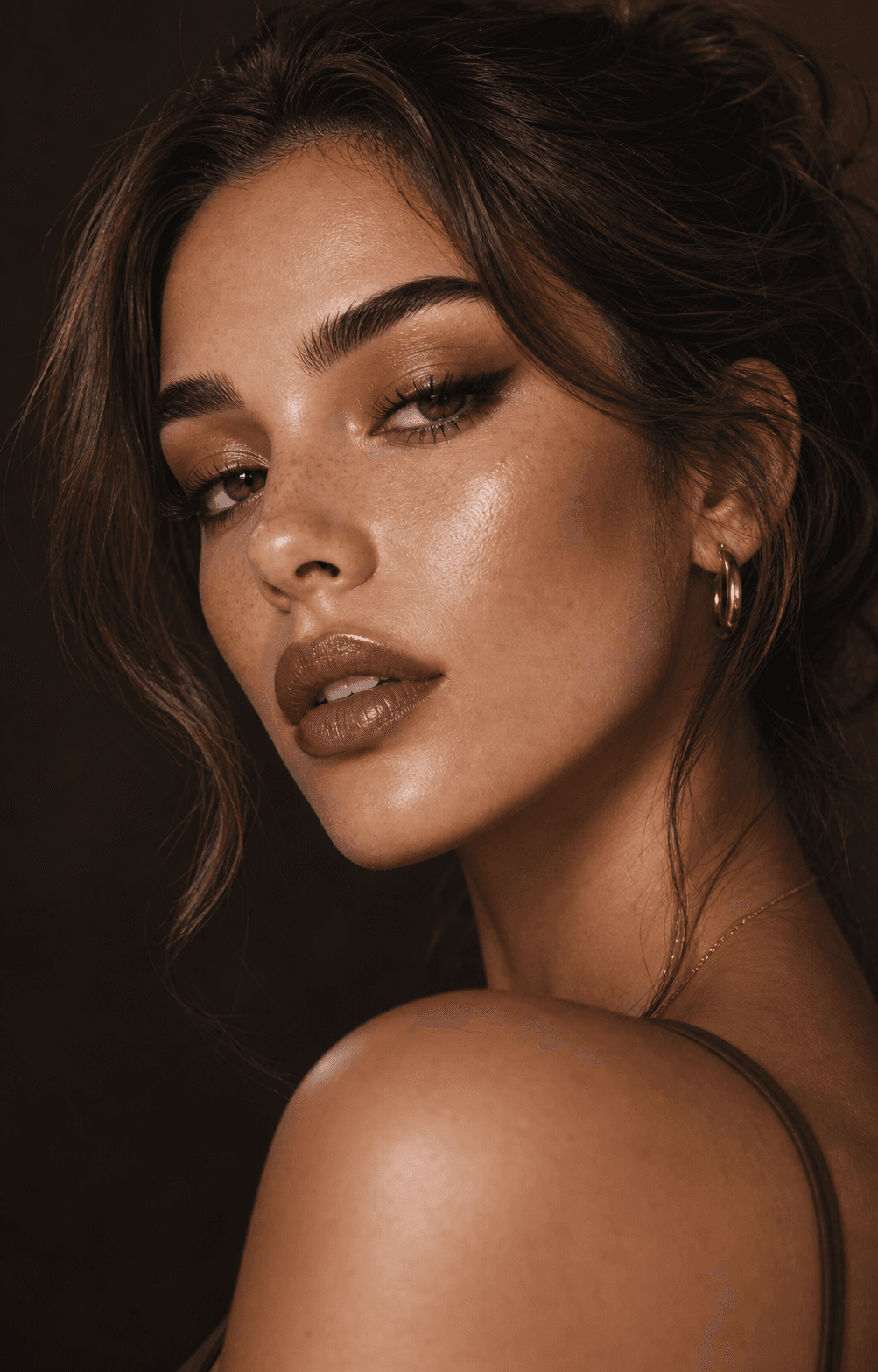 Bold makeup style