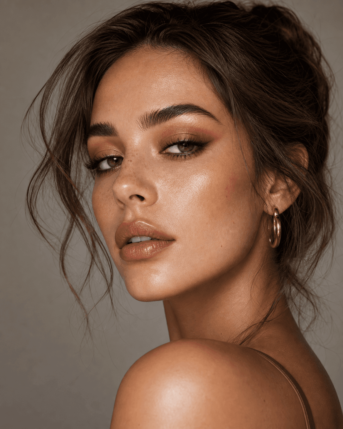 Editorial makeup style